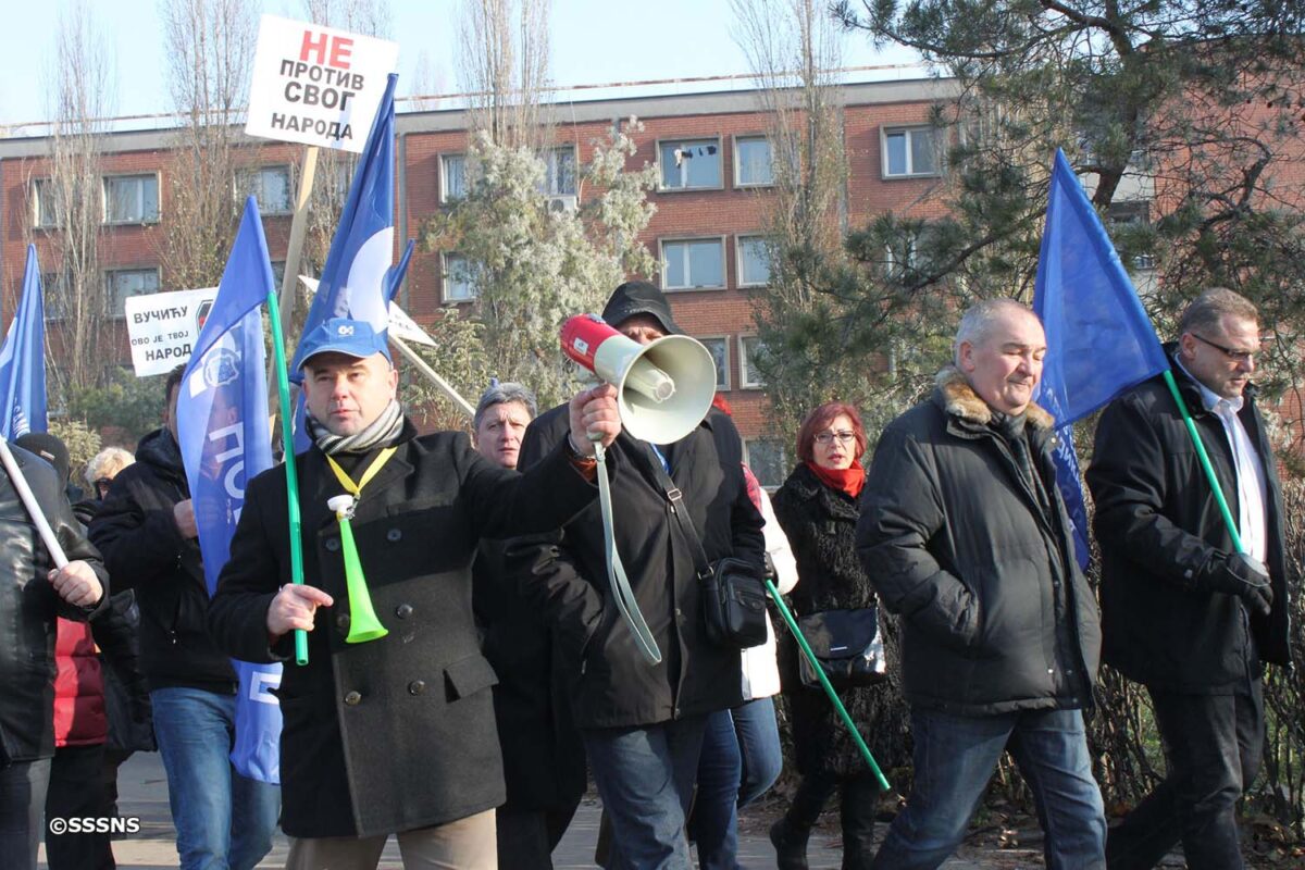 protest sindikata