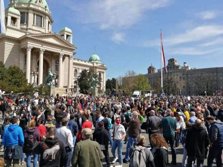 Ekološki ustanak, Beograd, 10. april 2021; Foto: Marko Miletić / Mašina