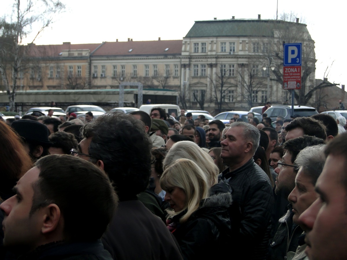 Protest u Nišu; Foto: Bojana Tamindžija / Mašina