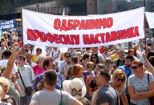 Pritisci na prosvetare – ne pristajemo ni na kakve podele, ostajemo pri zahtevima Protest prosvetnih radnika