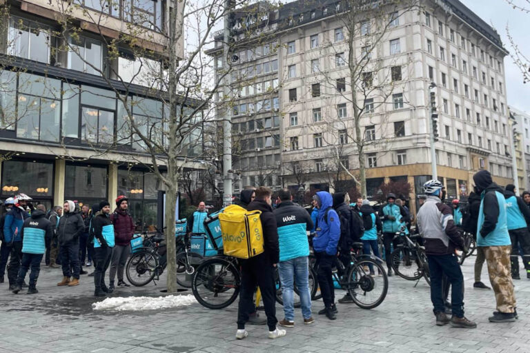 Protest dostavljača Wolta
