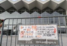 Uhapšeno 11 osoba zbog pada nadstrešnice u Novom Sadu Protest u Novom sadu, 17. novembar; Foto: Mašina
