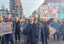 Traže se hrabri: nedelju dana nakon obrušavanja nadstrešnice Protest u Beogradu; Foto: Mašina