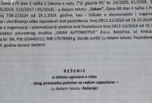 Otkazi u Grah Automotive iz Batočine pred Novu godinu grah