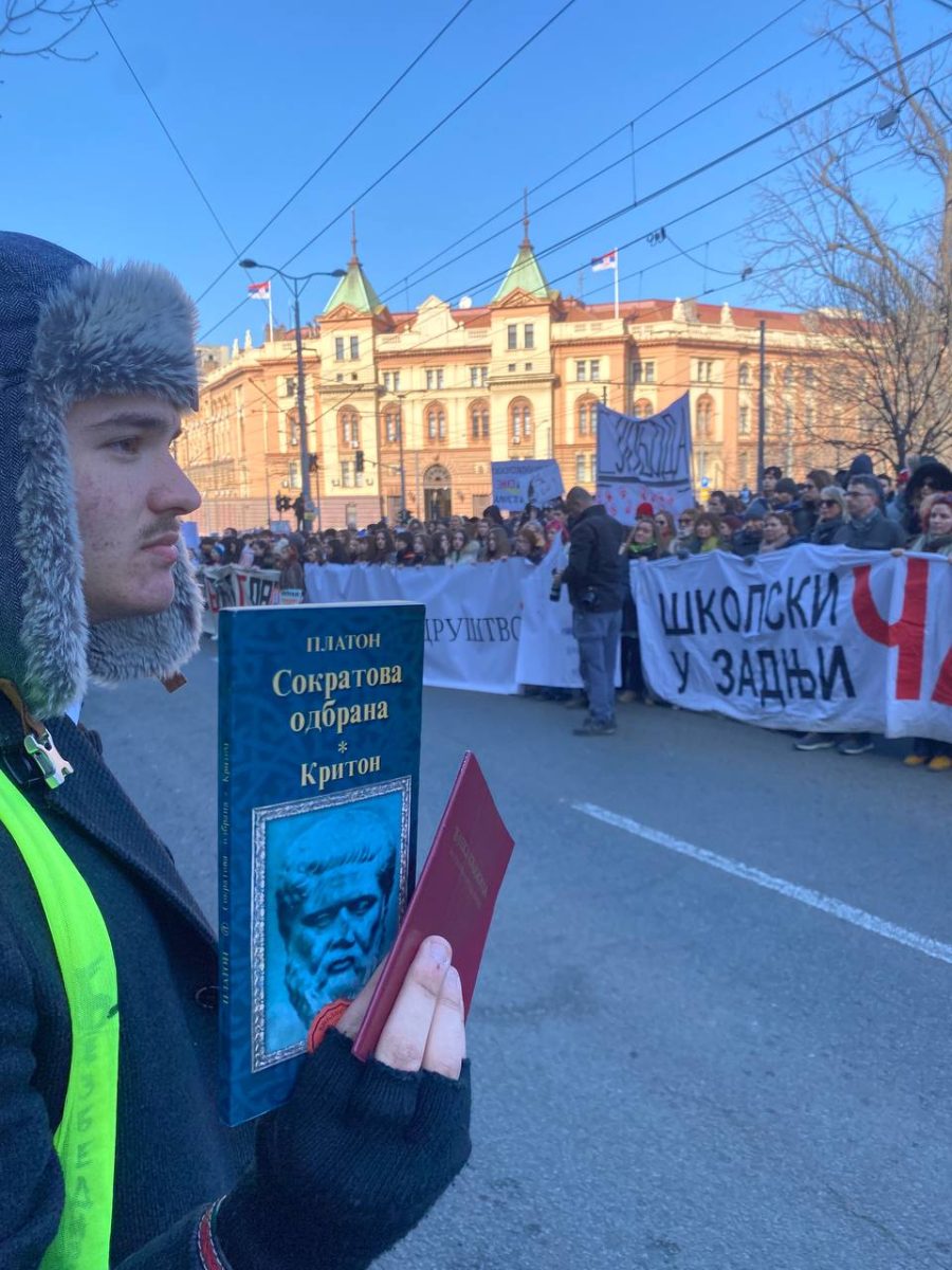 Protest prosvetnih radnica Školski čas u zadnji čas; Foto: Mašina