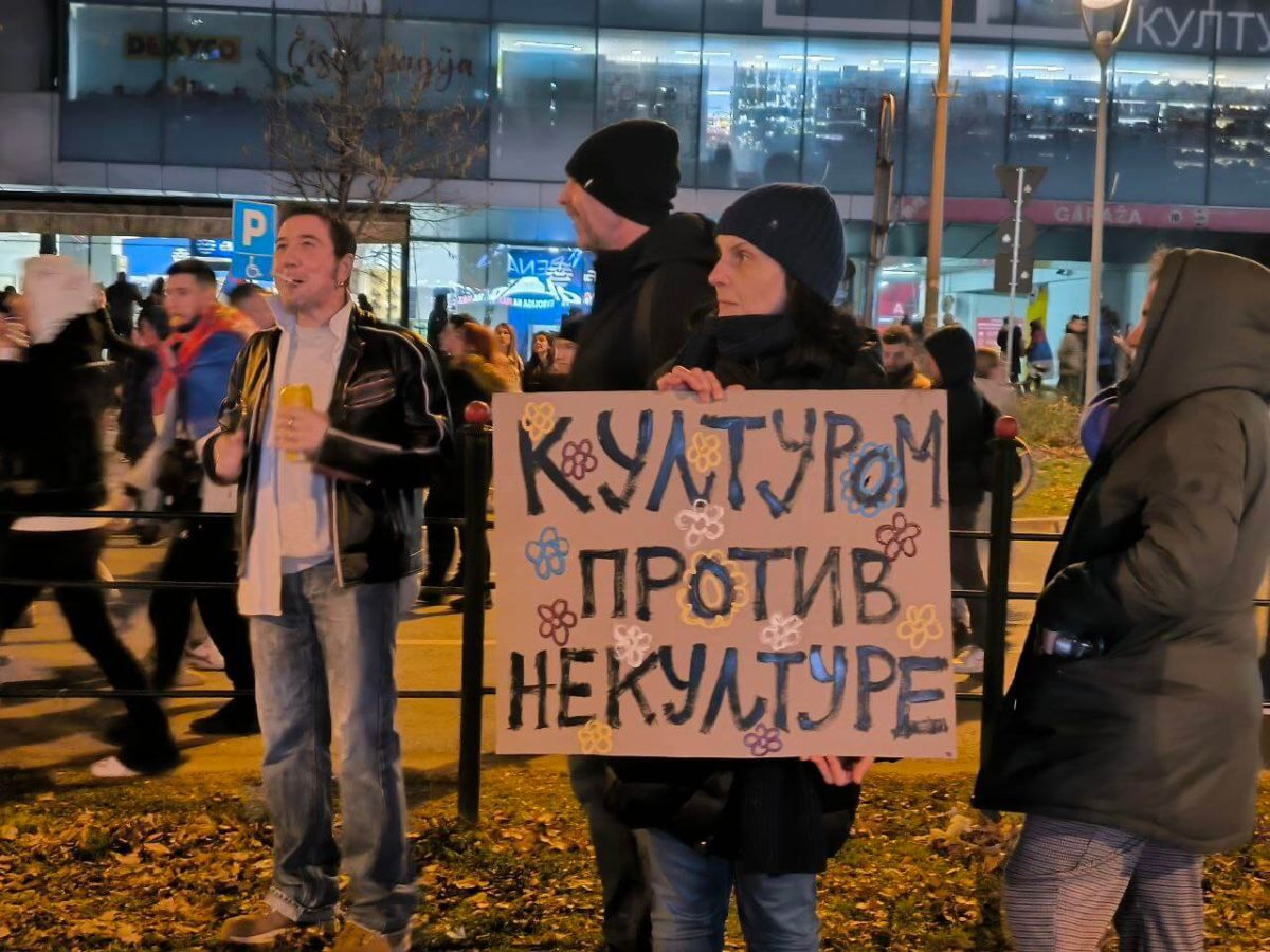Protest u Novom Sadu, 1. februar 2025.