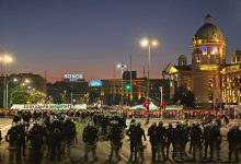 Studenti u blokadi najavili proteste širom Srbije večeras Vidovdanski protest u Beogradu, Foto: Mašina