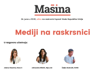 Mediji na raskrsnici – razgovor u organizaciji portala Mašina mediji na raskrsnici1