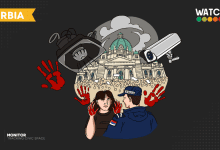 Srbija na CIVICUS Monitor listi za praćenje zbog pojačane represije prema građanima koji protestuju Ilustracija.