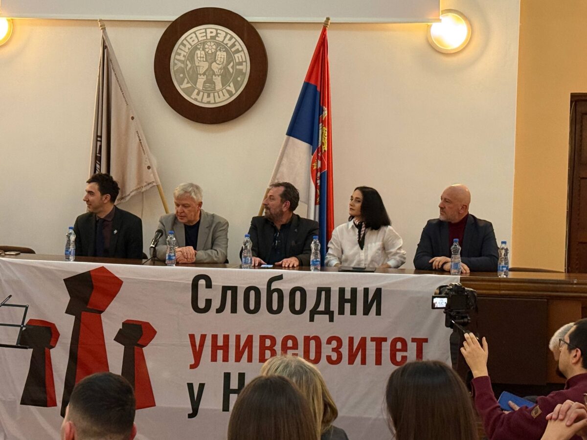 Tribina Slobodnog univerziteta u Nišu