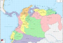 Mapa Gran Kolumbije