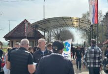 Zlatko Kokanović pušten iz pritvora da se brani sa slobode Skup podrške Kokanoviću; Foto: Mašina.