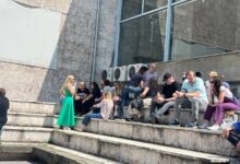 Štrajk Doma kulture „Studentski grad"; Foto: Mašina