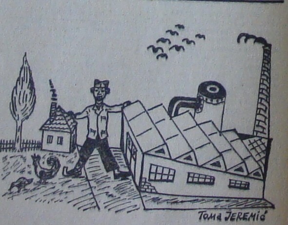 Ilustracija iz jednih radničkih novina osamdesetih