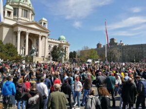 Ekološki ustanak, Beograd, 10. april 2021; Foto: Marko Miletić / Mašina