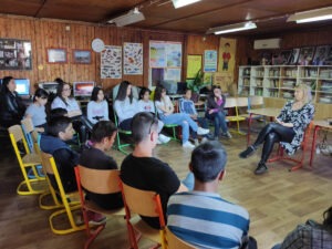 Maja Ćurčić tokom radionice
