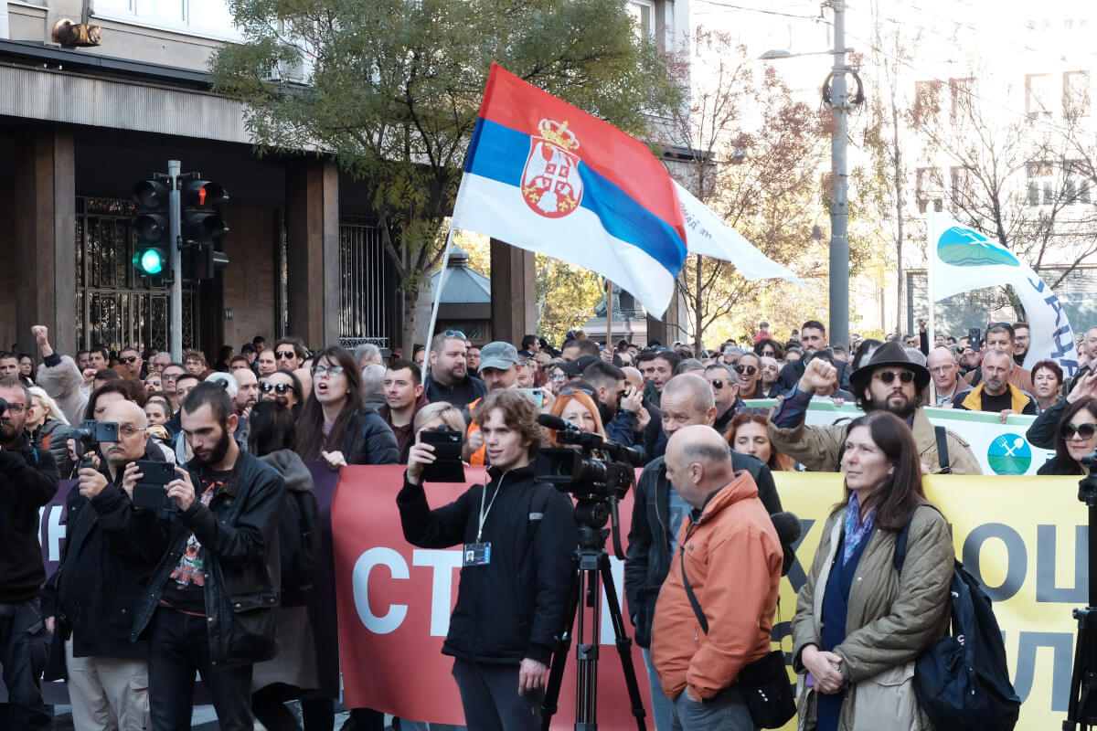 Protest za bezopasan vazduh u Beogradu