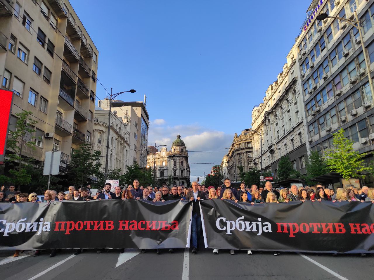 Protest "Srbija protiv nasilja"