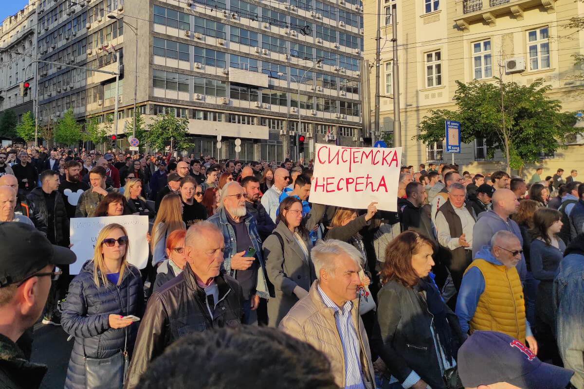 Protest Srbija protiv nasilja