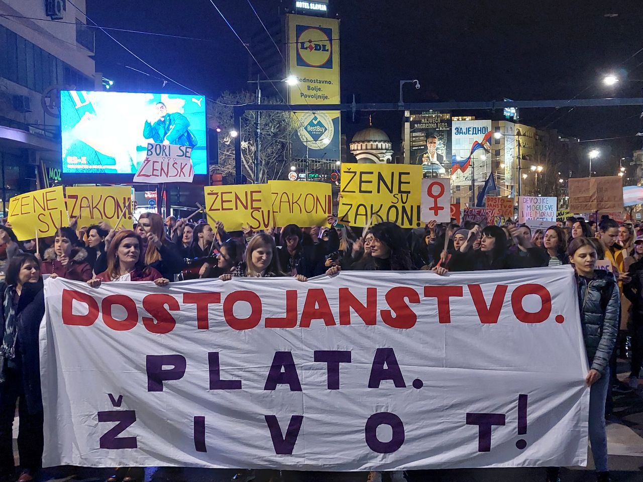 protest, osmi mart