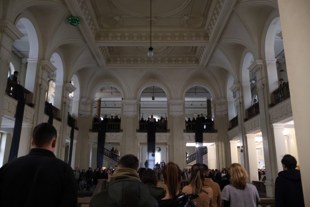 Studenti blokiraju Arhitektonski fakultet u Beogradu 24.11.2024; Foto: Prostorište