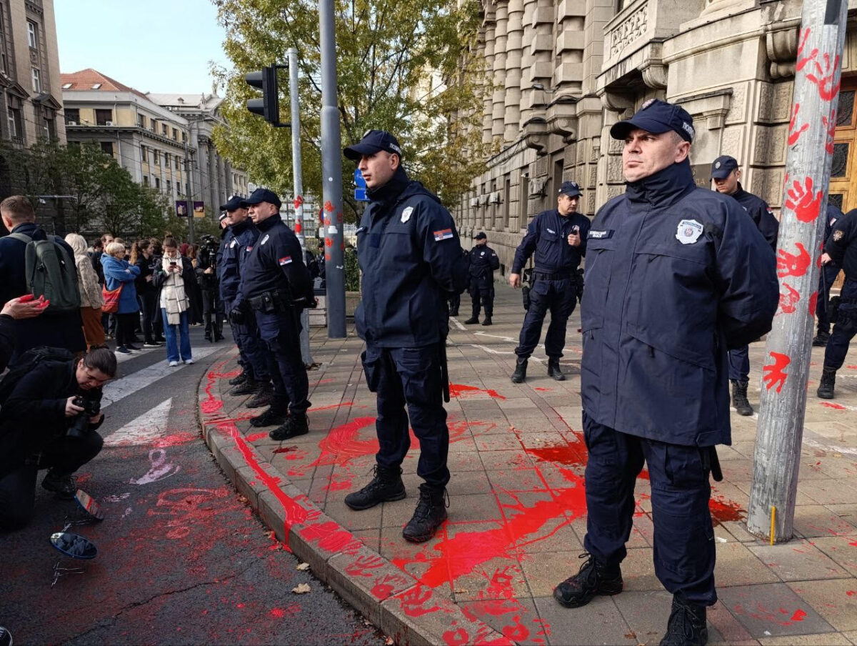 Protest u Beogradu; Foto: Mašina