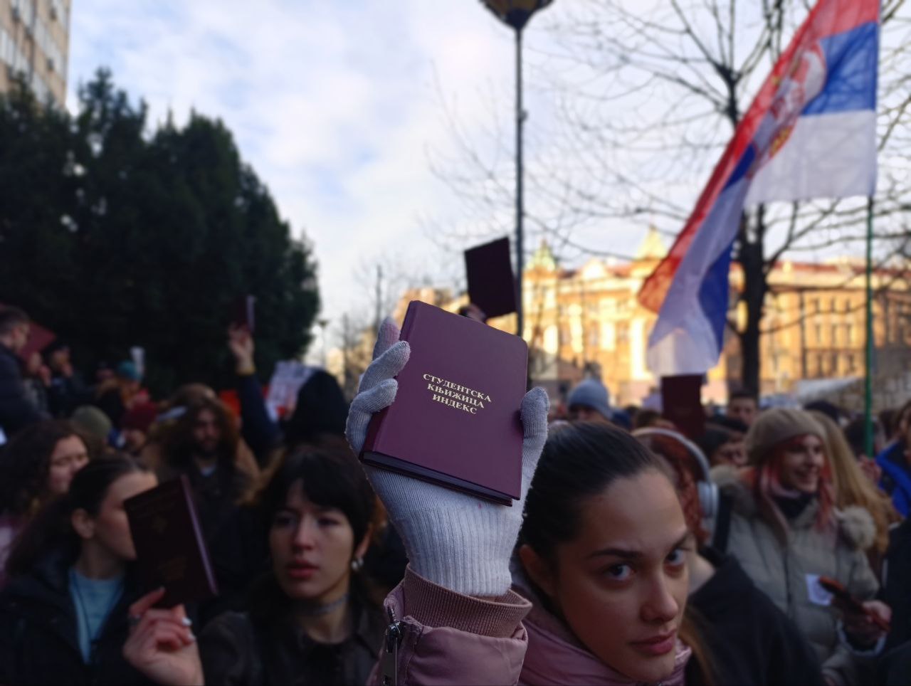 Studentski protest; Foto: Mašina.