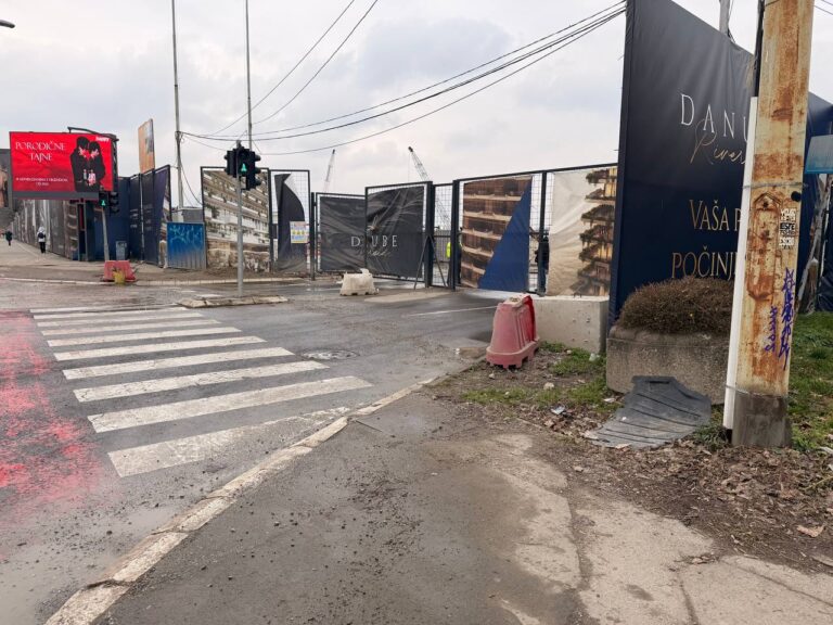 Gradilište na mestu srušenog hotela Jugoslavija; Foto: Mašina